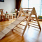 Montessori Climbing Set (3 Pieces)| Pikler Triangle, Climbing Arch &