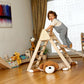 Climbing Triangle with Ramp | Foldable Montessori Climbing Set