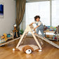 Climbing Triangle with Ramp | Foldable Montessori Climbing Set