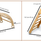 Montessori Climbing Set (3 Pieces)| Pikler Triangle, Climbing Arch &